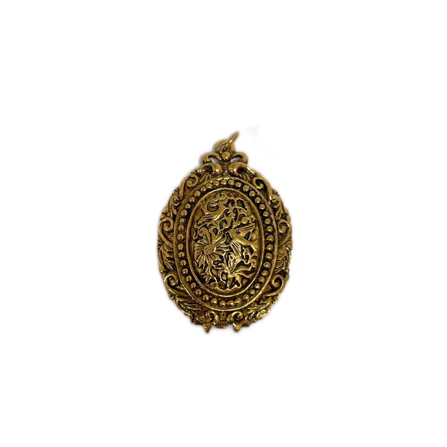 Vintage Cameo Ladies Pendant with Solid Perfume Inside